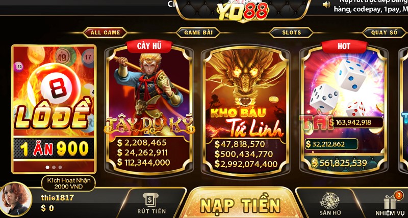 Yo88 – Cổng game bài YO88 tiềm năng