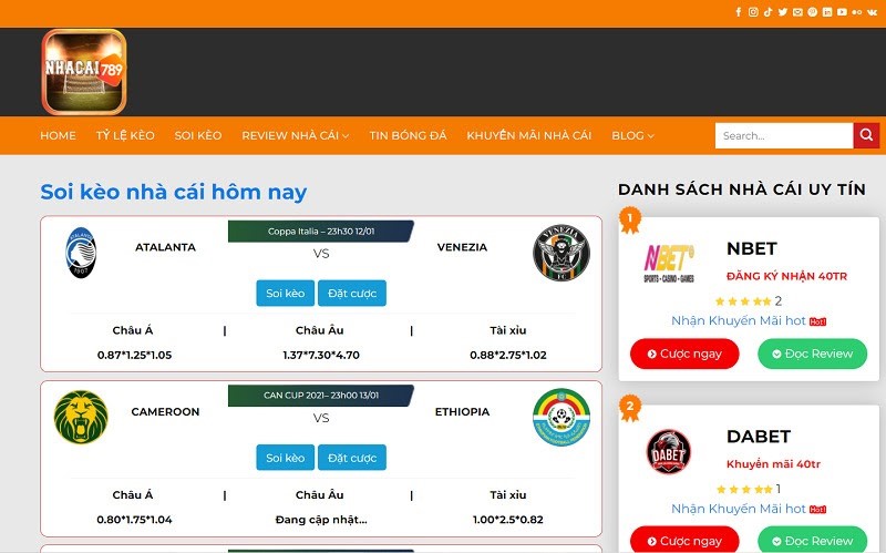 biến động tỷ lệ kèo nhà cái