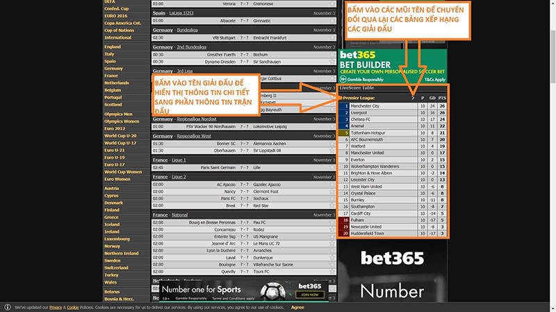 livescore kèo nhà cái