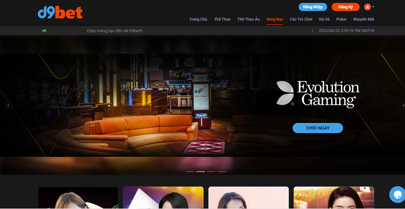 D9BET –  Nhà cái uy tín xanh chín hàng đầu cho cược thủ