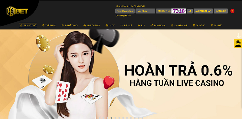 H3BET - Nhà cái đem đến trải nghiệm cá cược độc đáo cho dân cược