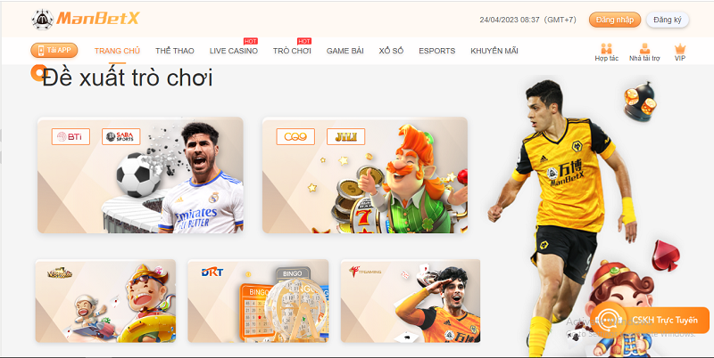 ManbetX – Sòng bài giàu tiềm lực và uy tín số 1 thị trường