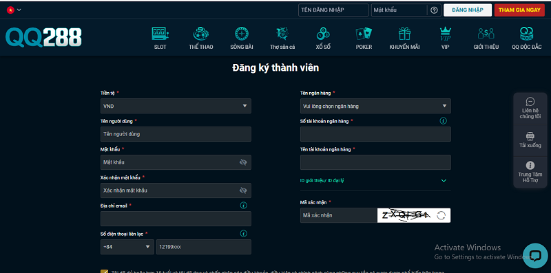 QQ288 – Sân chơi cá cược đẳng cấp chuẩn quốc tế