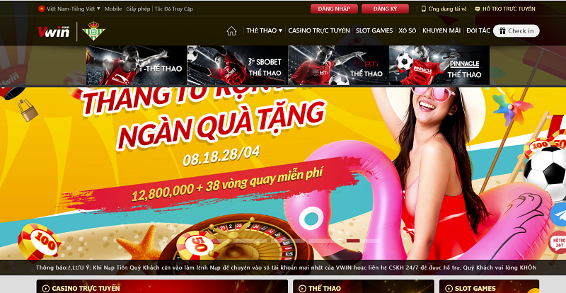 VWIN - Trang cá cược chất lượng tốt nhất Việt Nam