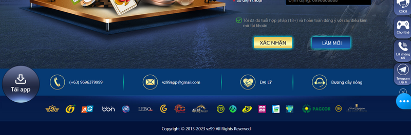 VZ99 - Sân chơi thịnh hành được cược thủ truy cập đông đảo