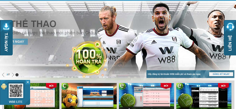 W88 - Điểm đến lý tưởng cho dân cá cược online