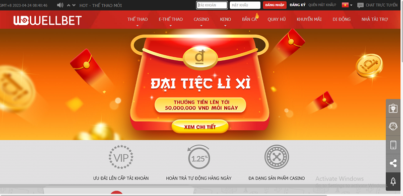 Wellbet – Nhà cái uy tín cá cược siêu đỉnh và cực chất hiện nay